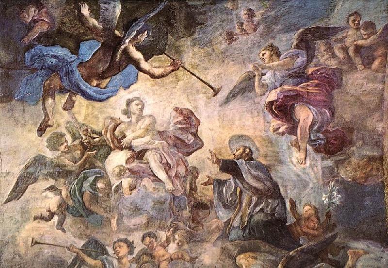 Francesco Solimena Saint Cajetan Appeasing Divine Anger oil painting picture